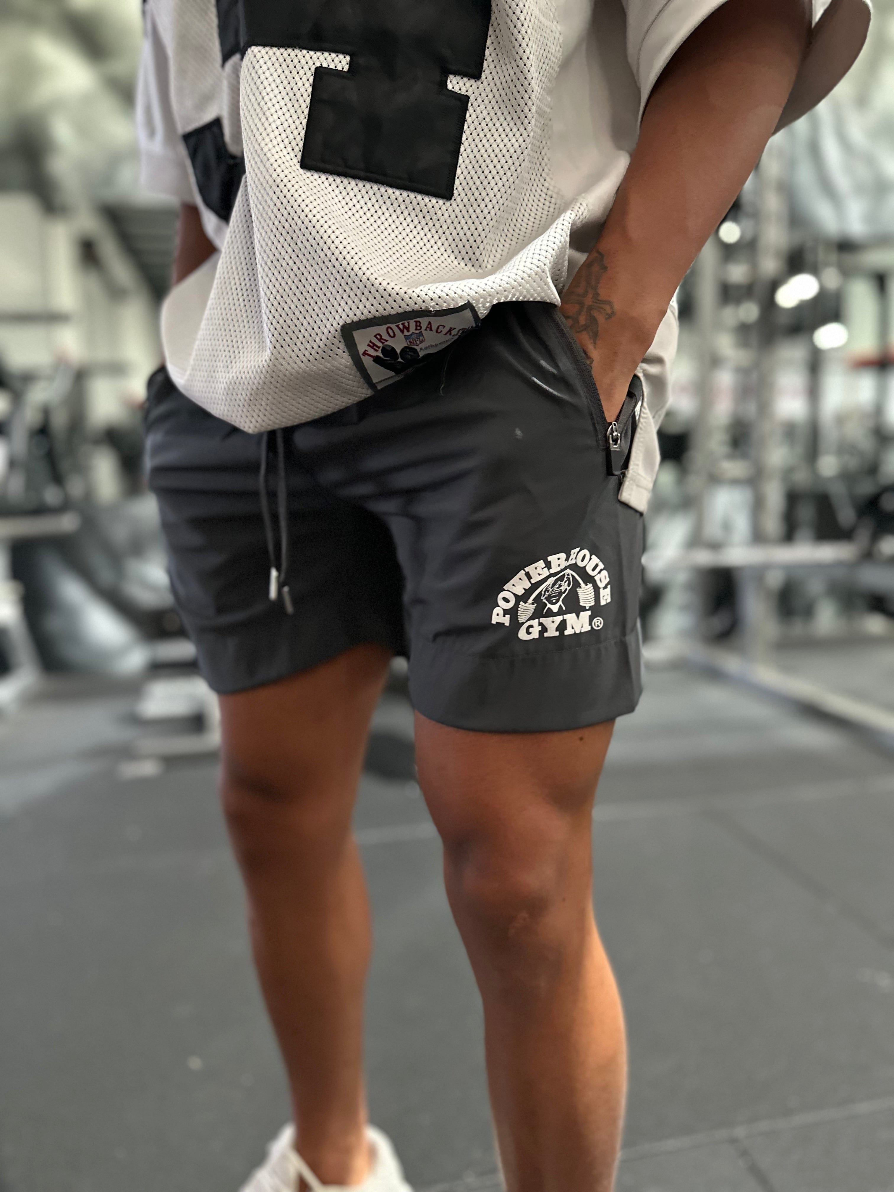 Track Shorts-Light Grey – Powerhouse Gym Pro Shop