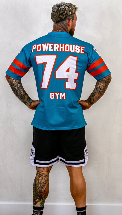 Powerhouse Gym Pro Shop All American Jersey - Teal/Orange