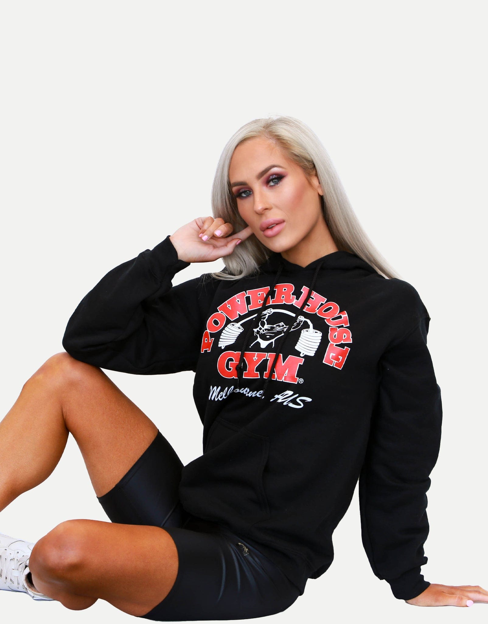 Hoodie Black/Red – Powerhouse Gym Pro Shop