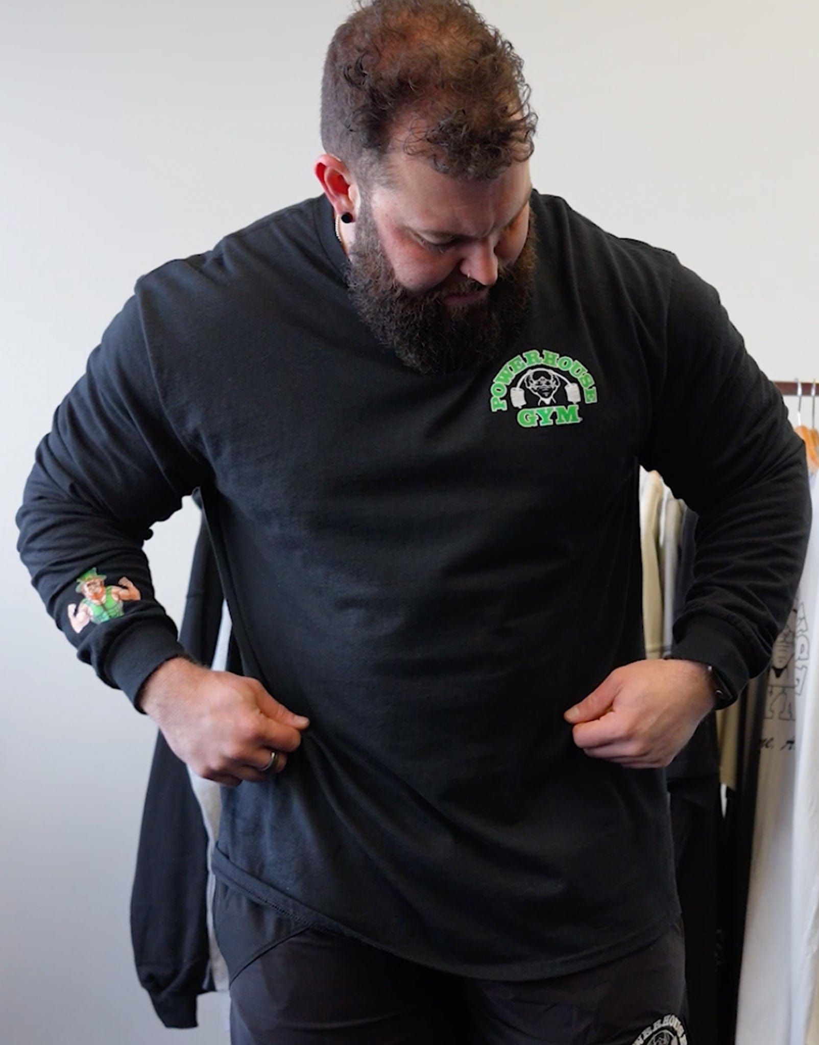 Powerhouse Gym Pro Shop Limited Edition - Leprechaun Long Sleeve T-Shirt