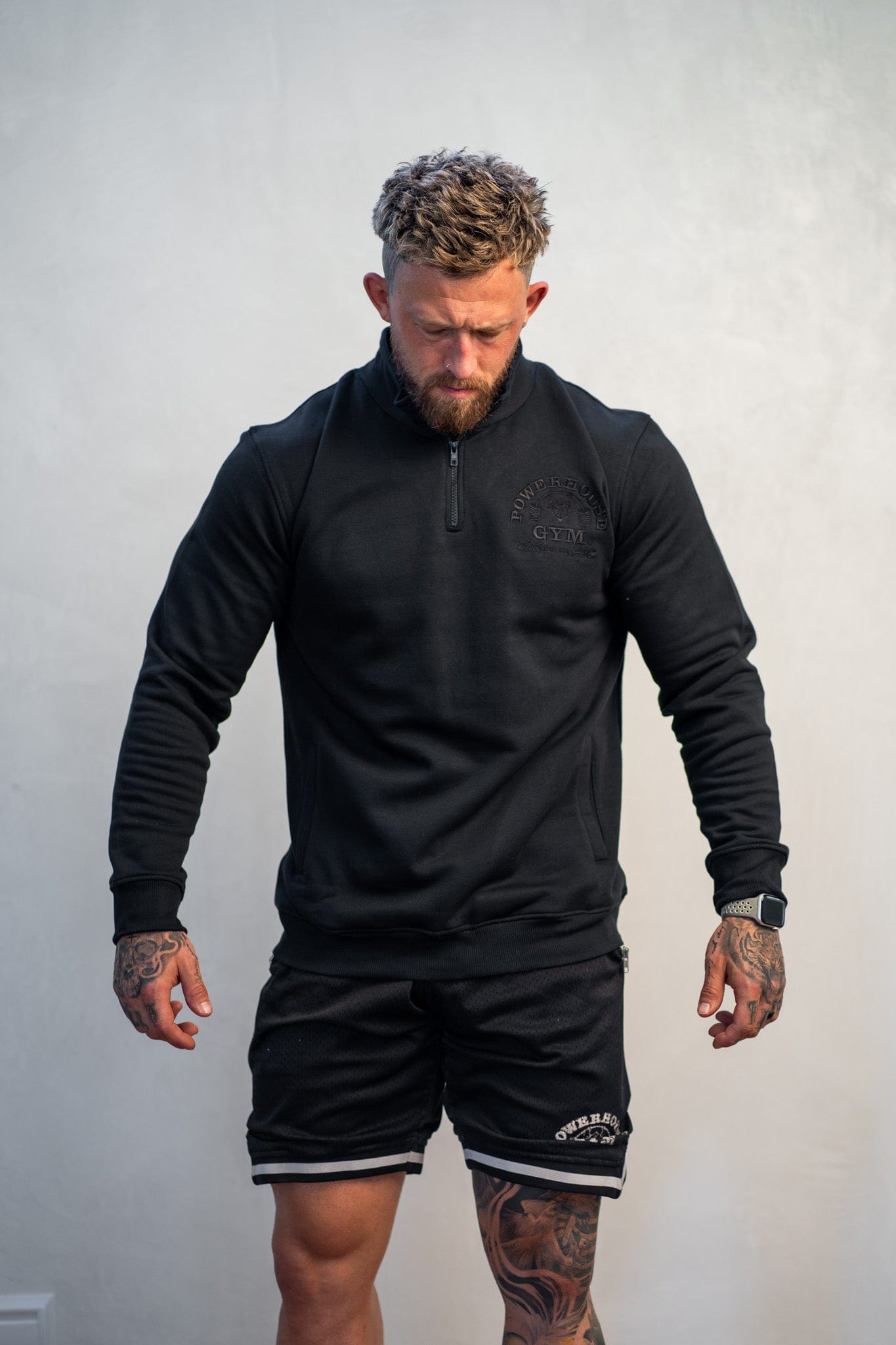 Powerhouse Gym Pro Shop Quarter Zip Jumper