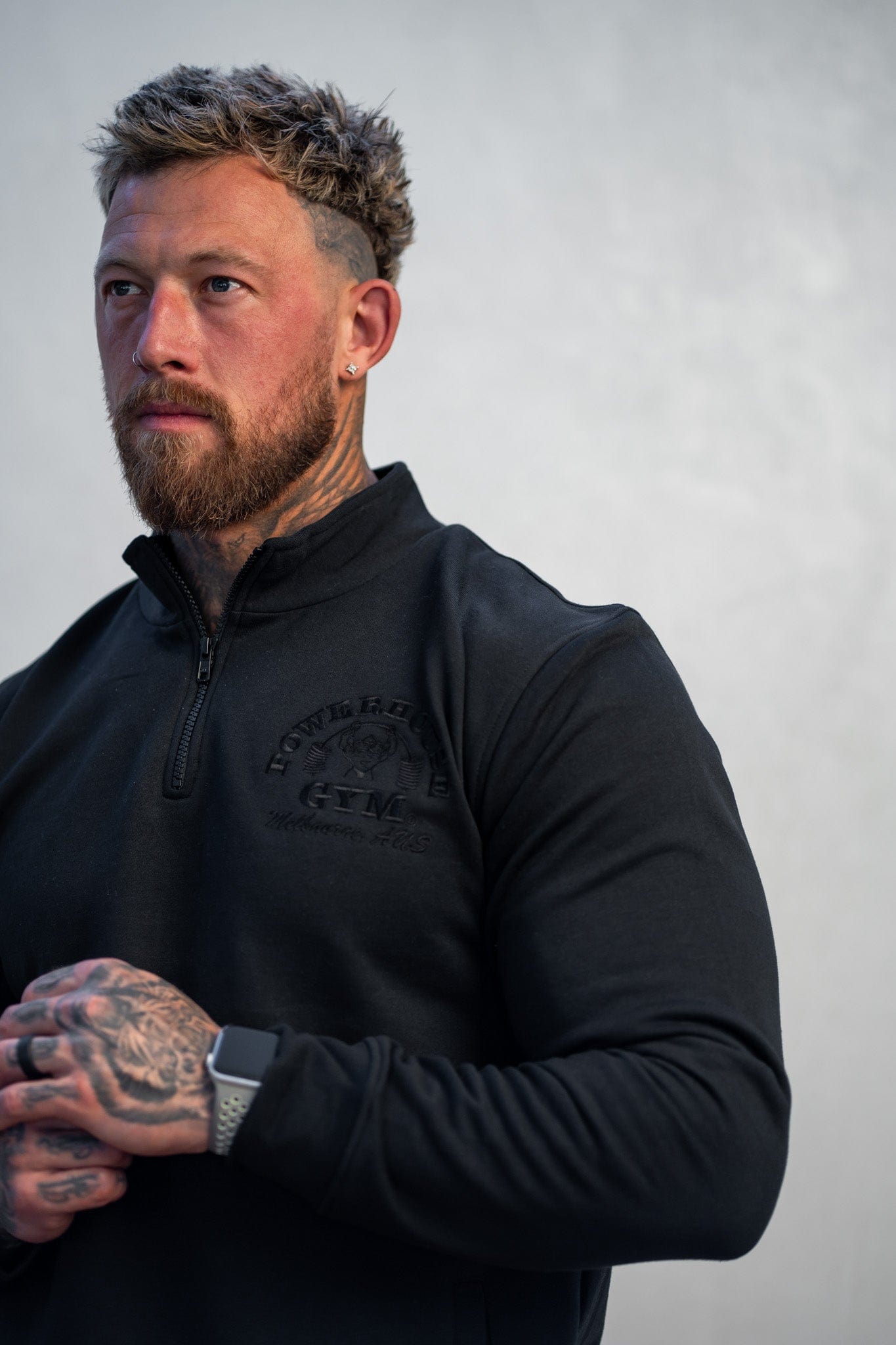 Powerhouse Gym Pro Shop Quarter Zip Jumper