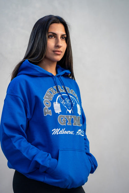 Powerhouse Gym Pro Shop Training Hoodie Royal Blue/Silver